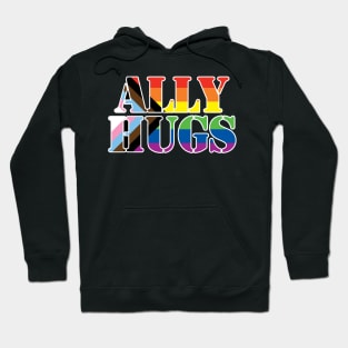 Ally Hugs White Hoodie